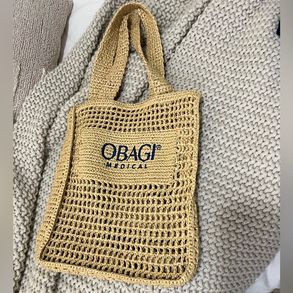 Obagi Tan Straw bag